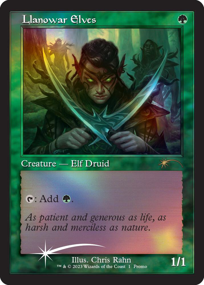 Llanowar Elves (Retro Frame)