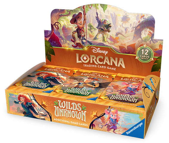 Lorcana: Wilds Unknown Booster Box and Packs