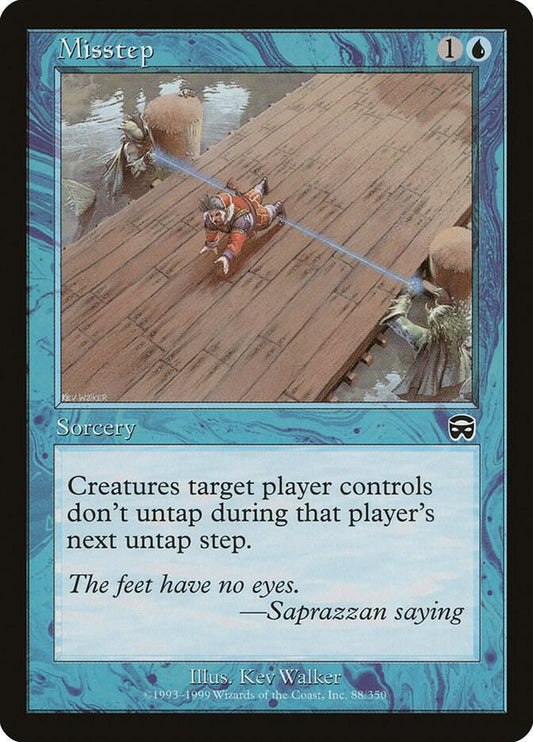 Misstep - Mercadian Masques (MMQ) FOIL PROMO