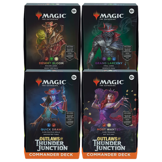 Magic the Gathering - Thunder Junction Commander Decks