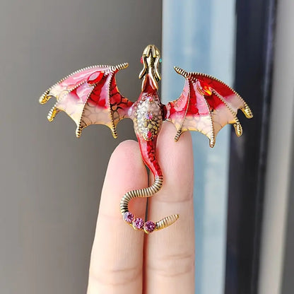 Enameled Dragon Pin