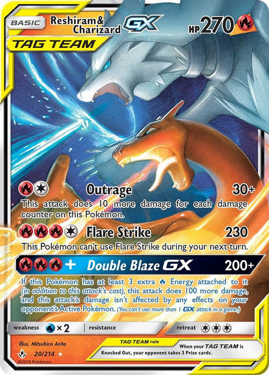 Reshiram & Charizard GX