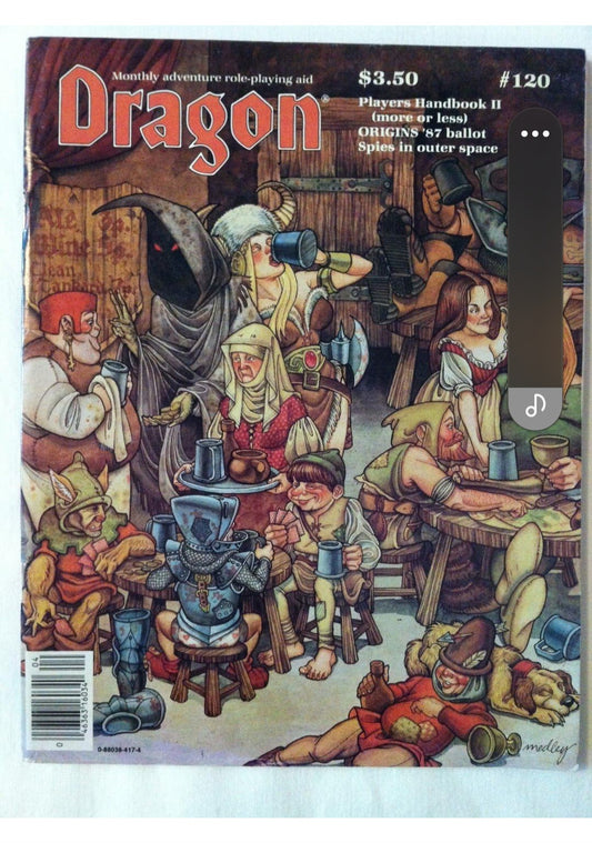 Dragon Magazine #120 April 1987 Players Handbook II