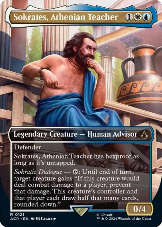 Sokrates, Athenian Teacher (Borderless)