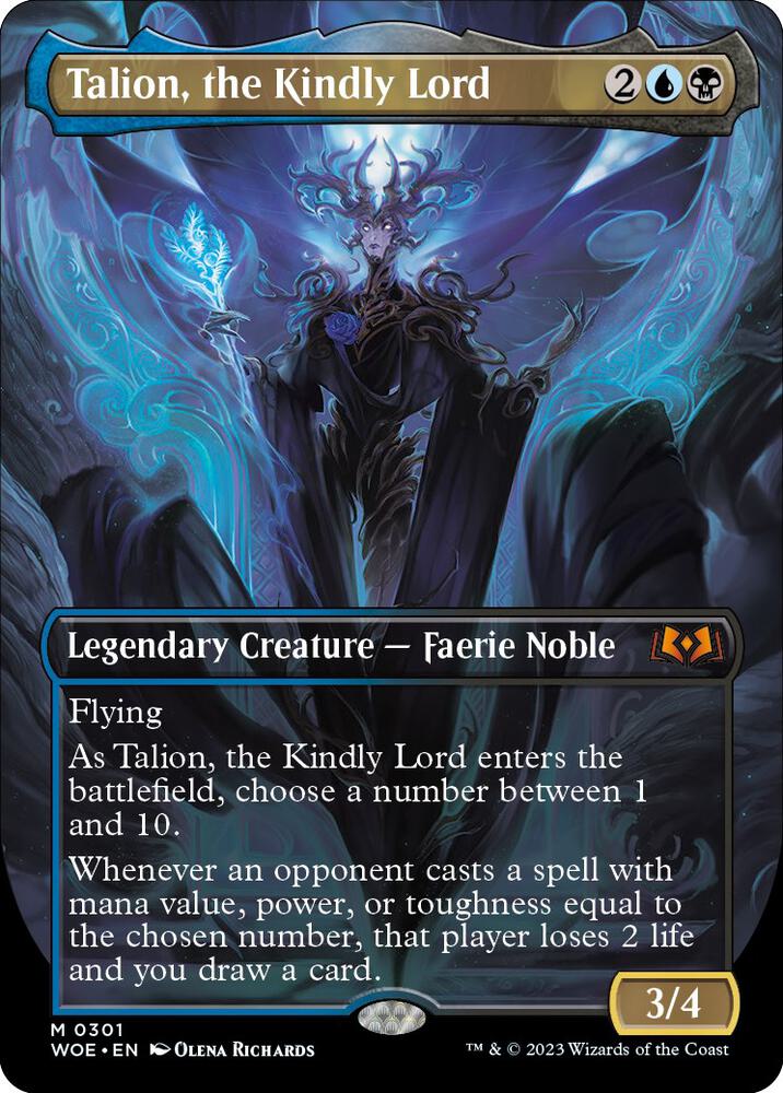 Talion, the Kindly Lord (Borderless) - Wilds of Eldraine