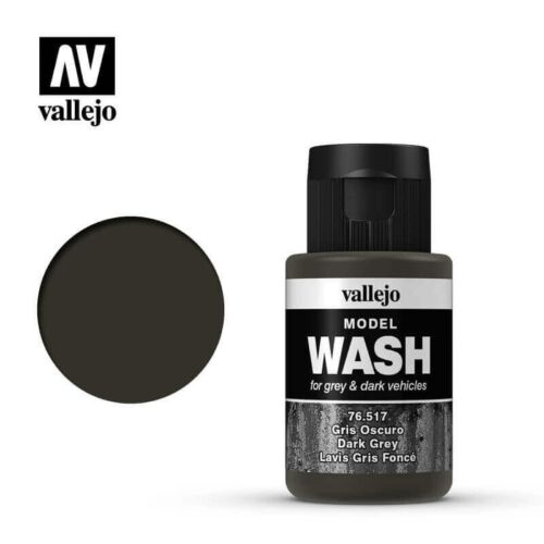 Vallejo Model Wash: Dark Grey