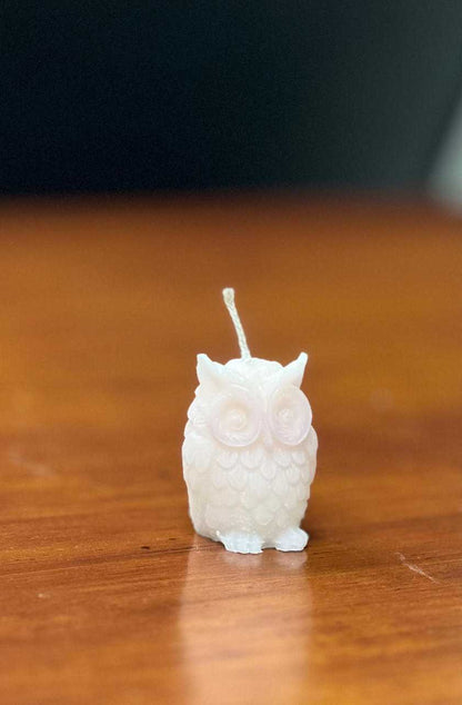 Shaped Candle, Mini Owls Various Colors