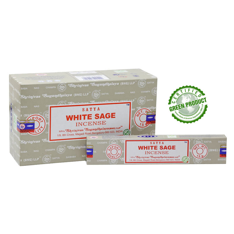 Incense, Satya Sticks -White Sage