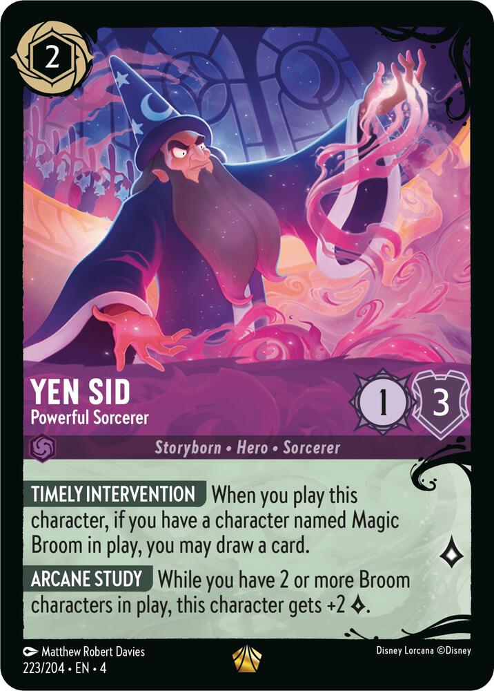 Yen Sid - Powerful Sorcerer (223/204) - Illumineer's Quest: Deep Trouble (Q1)