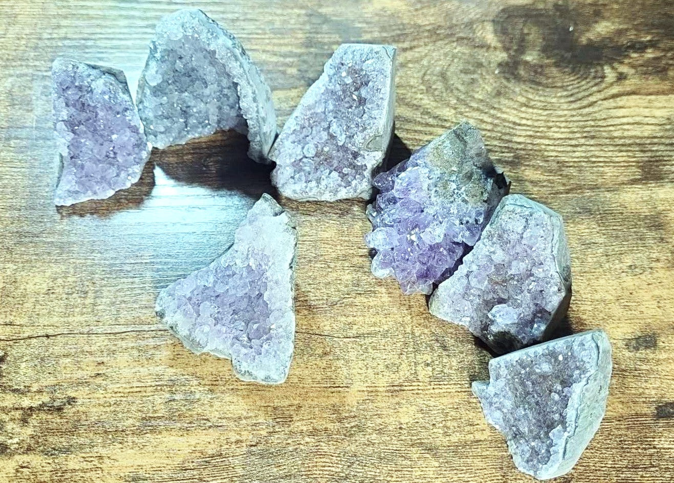 Amethyst Cut Base Clusters