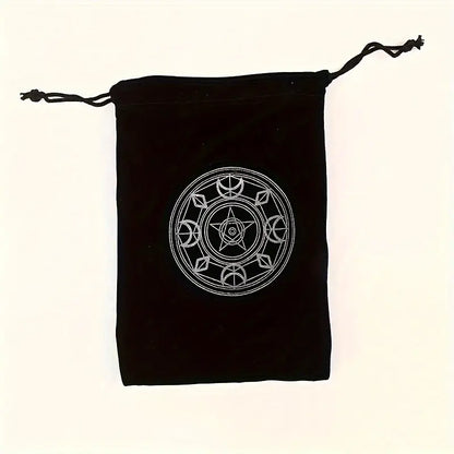 Velvet Tarot Bag- Various Designs, measuring 5" x 7"