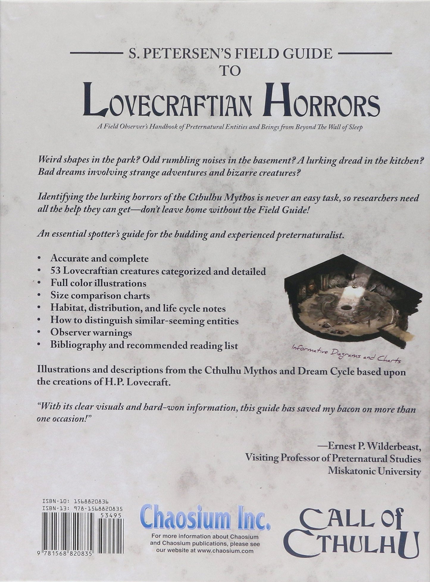 S. Petersen's Field Guide to Lovecraftian Horrors: A Field Observer's Handbook of Preternatural Entities and Beings from Beyond the Wall of Sleep