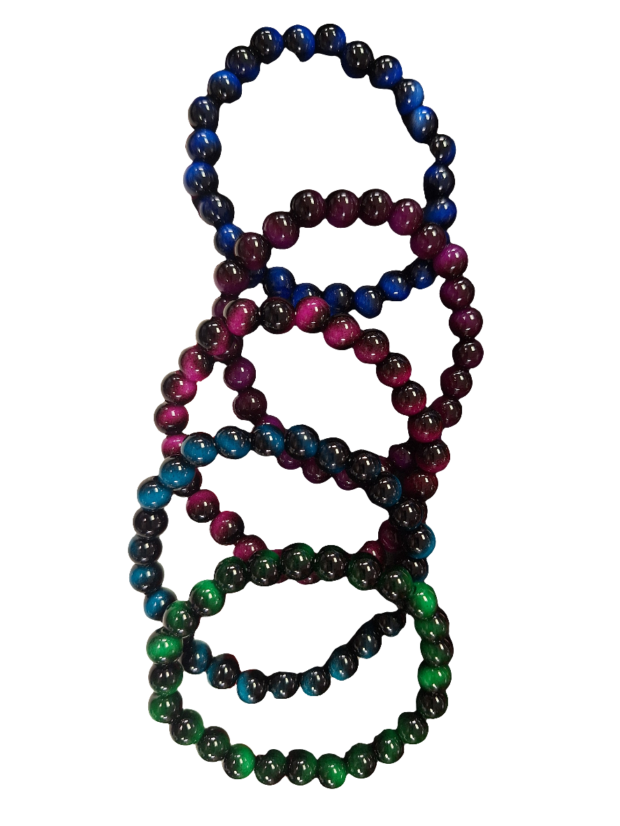 Gemstone Bracelets in 8mm round beads