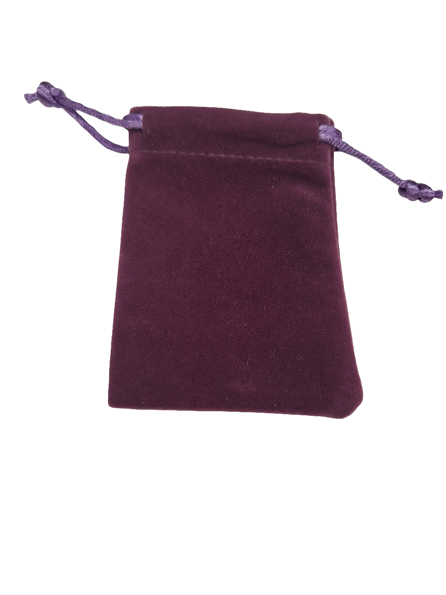 Velveteen Bags, Small, Red 2x2.5