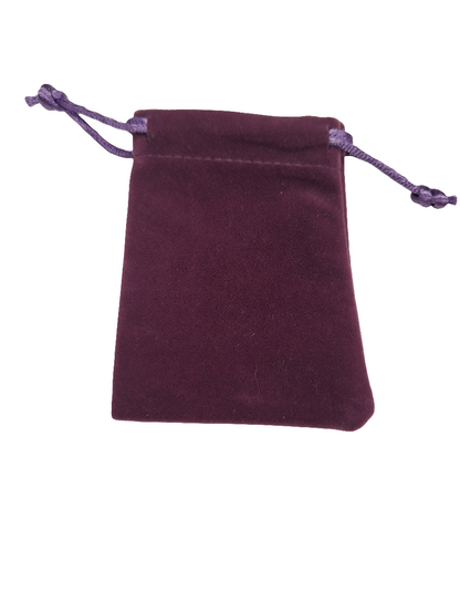 Velveteen Bags, Small, Red 2x2.5