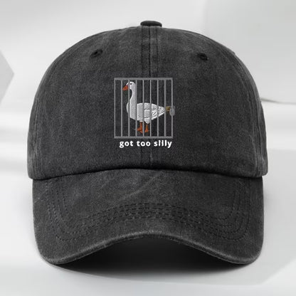 Goose Day Silly Goose Vintage Baseball Cap