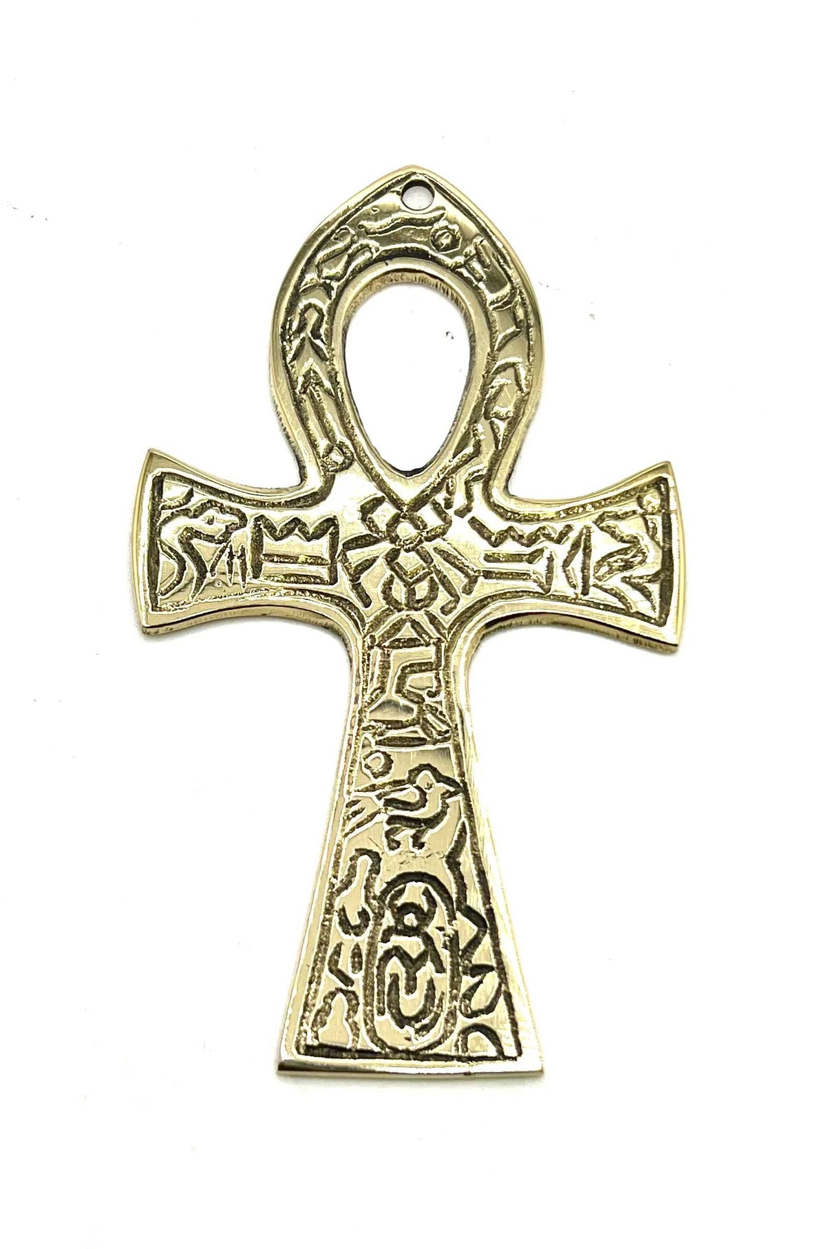 Small Brass Ankh  4.5"
