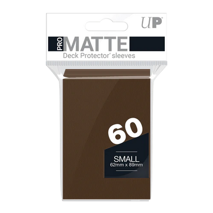 Ultra Pro Matte Sleeves - (60 count - 62x89mm) - Various Colors