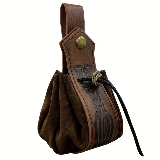 SCA / Cosplay Accessory - Belt coin bag with knotwork