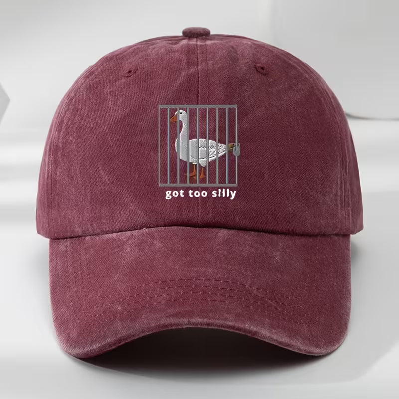 Goose Day Silly Goose Vintage Baseball Cap