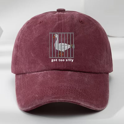 Goose Day Silly Goose Vintage Baseball Cap