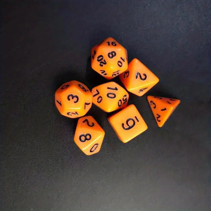 Dice Sets - Solid Colors - full set of 7 dice