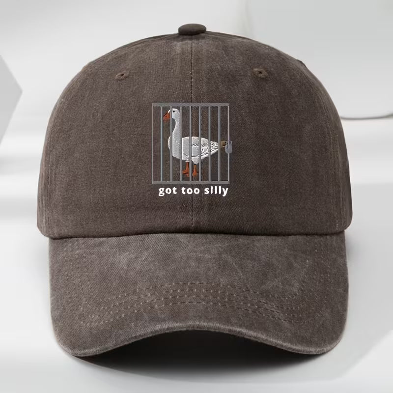 Goose Day Silly Goose Vintage Baseball Cap