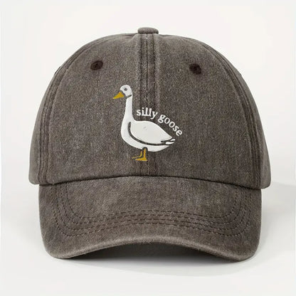 Goose Day Silly Goose Vintage Baseball Cap