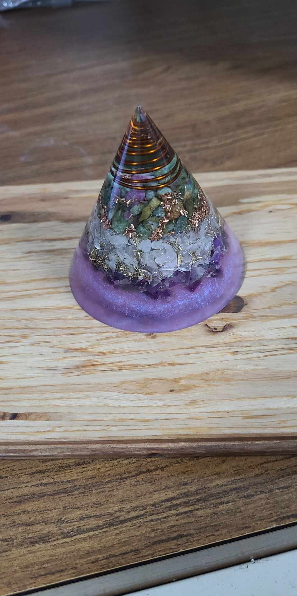 Orgonite Pyramids ( 3 inch by 3 inch )