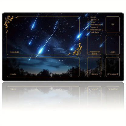 Playmat MTG, Blue Sky Meteor Streaks