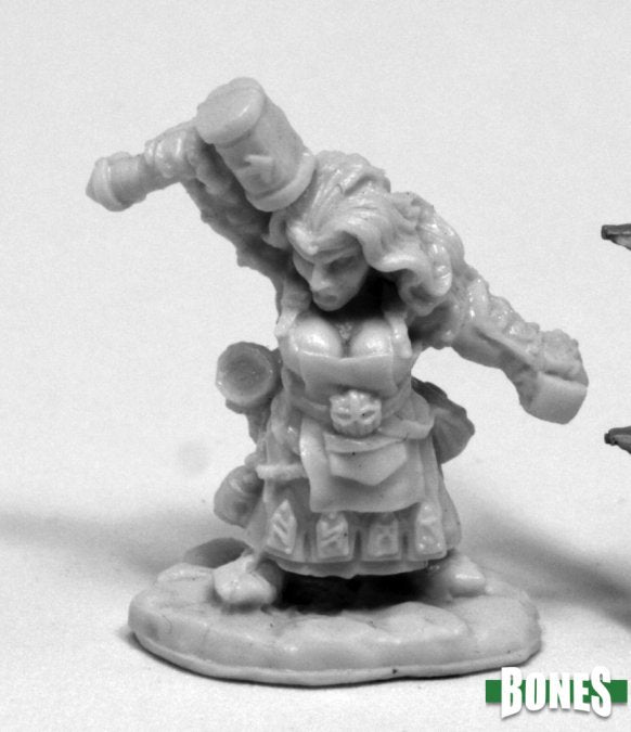 Reaper Miniatures Bones - Margara, Dwarf Shaman 77413