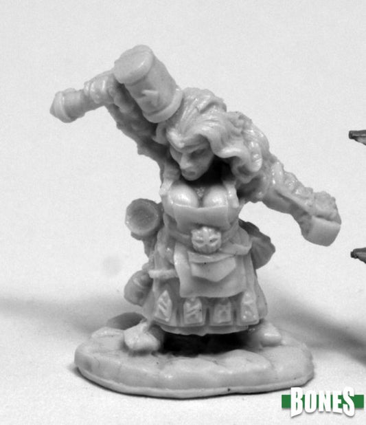 Reaper Miniatures Bones - Margara, Dwarf Shaman 77413