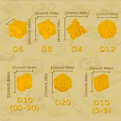 Dice Set, Cheese