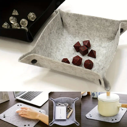 Dice Tray, Folding Square