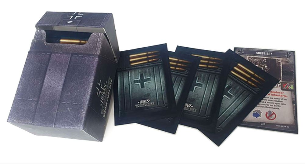 Heroes of Normandie / Heroes of WWII deck box and 70 sleeves