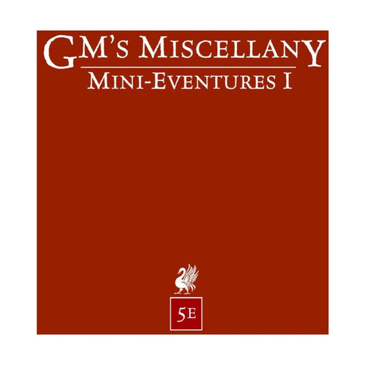 Raging Swan Press: GM's Miscellany - Mini-Eventures I