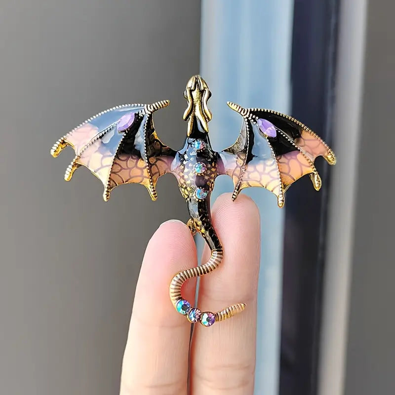 Enameled Dragon Pin