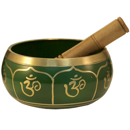 Singing Bowl OM (Green) 5 inch