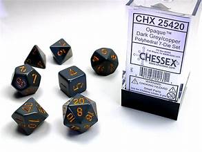Chessex Dice  - 7 die sets