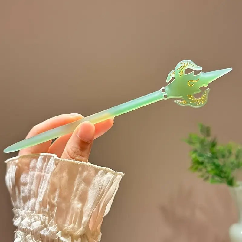 Acrylic Viking Hairpin