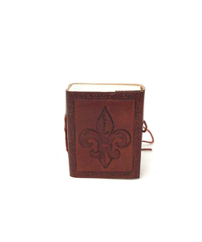 Journal Leather (5x3.5) Fleur-De-Lis