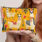 Zipper Bag, Llama Mamma