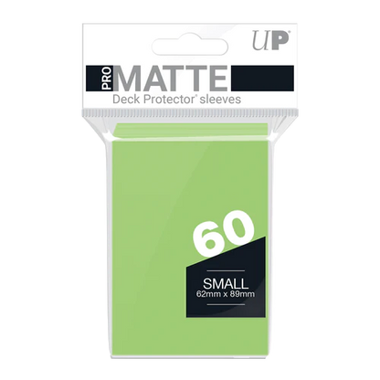 Ultra Pro Matte Sleeves - (60 count - 62x89mm) - Various Colors