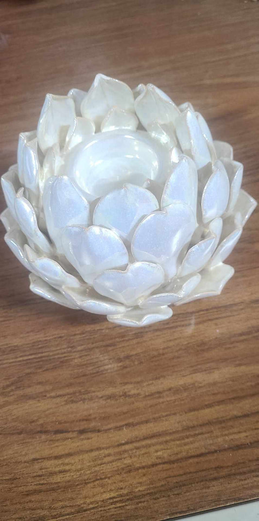 Candle Holder, Lotus