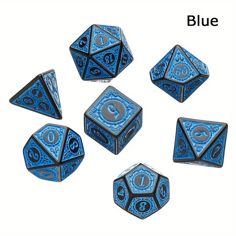 Dice Sets - Spectacular Designs - full set of 7 dice