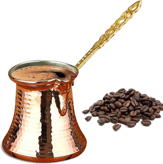 Turkish Hammered Copper Coffee/Tea Pot - 16oz