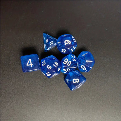 Dice Sets - Solid Colors - full set of 7 dice