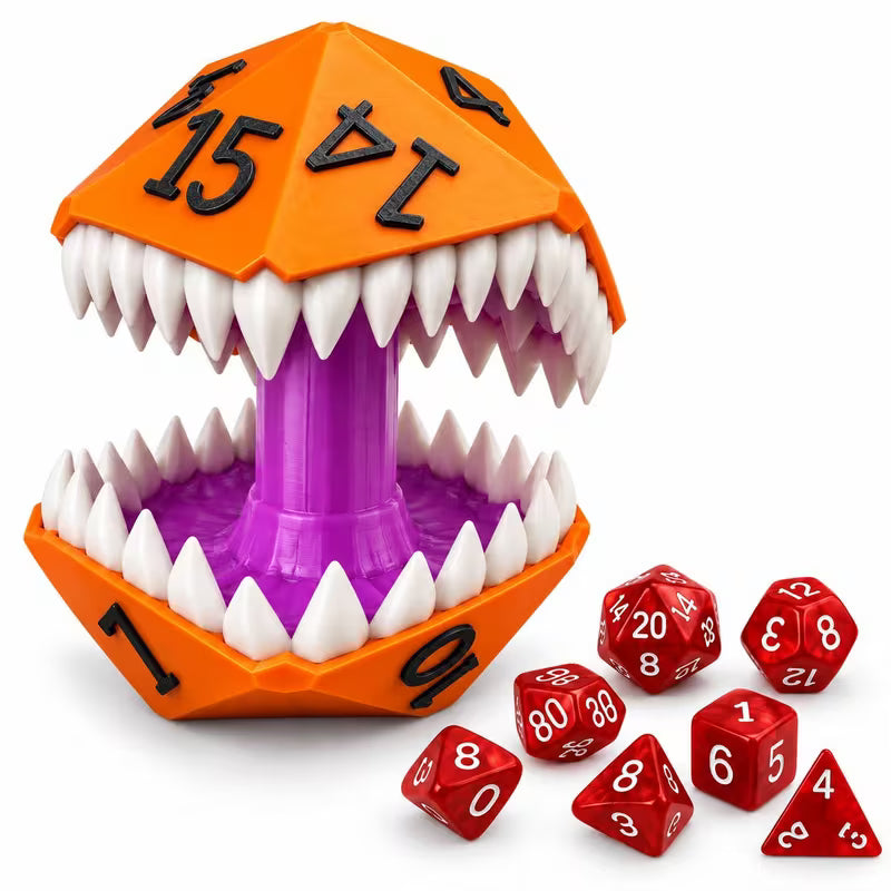 D20 Mimic Dice Holder, Various Colors