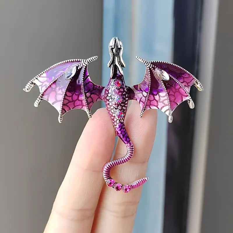 Enameled Dragon Pin