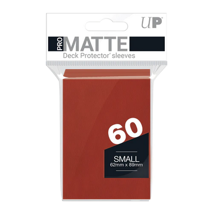 Ultra Pro Matte Sleeves - (60 count - 62x89mm) - Various Colors